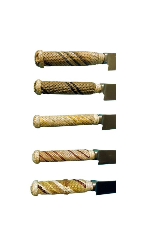 12CM ARGENTINIAN GAUCHO KNIFE - 100% HAND BRAIDED RAWHIDE LEATHER HANDLE - CUCA310/1847 - Image 9