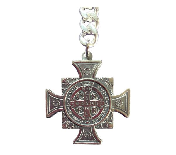 Saint Benedict Cross Keychain | Style with Purpose, Faith in Every Detail - Image 3