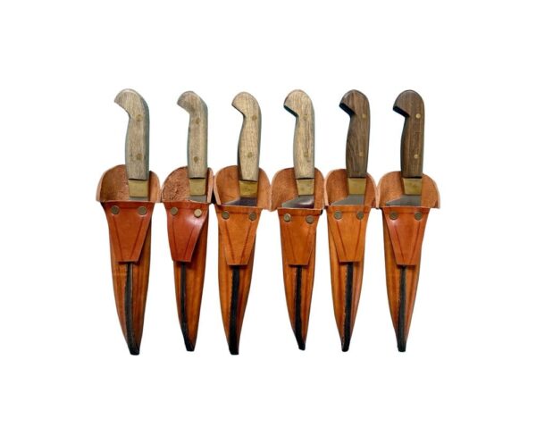 ASADO ARGENTINE STEAK KNIFE OR A STEAK KNIFE SET - GAUCHO STYLED IN DESIGN WITH FULL TANG STAINLESS STEEL BLADES - GENUINE & HAND CRAFTED! - CUCA-877-207/547 - Image 5