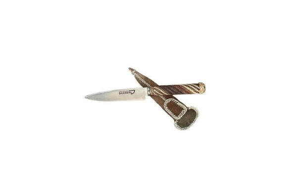 12CM 'TIENTO' RAWHIDE BRAIDED VERIJERO GAUCHO KNIFE - EA-CI00005514/1527-12 - Image 2