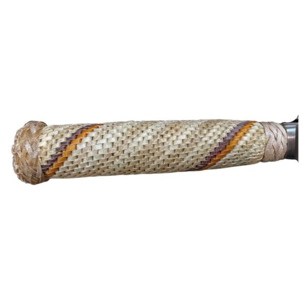 20CM HAND BRAIDED RAW HIDE LEATHER GAUCHO KNIFE WITH MATCHING SCARAB - A RARE FIND! - Image 8