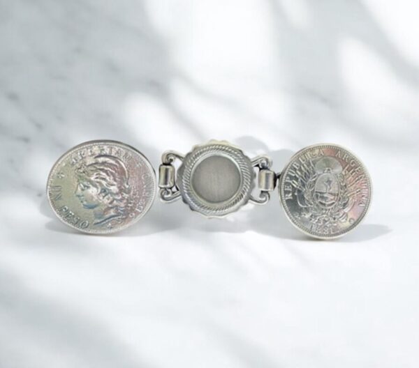 Argentine 2 Centavos Coin Belt Buckle – Handcrafted Alpaca Silver | Customizable