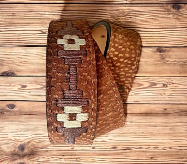 Hand-Stitched Capybara Belt | Premium Carpincho Leather for Polo Players