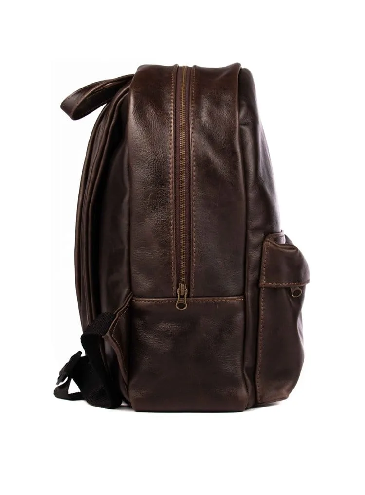 Unisex Argentinian Leather Backpack - Image 3