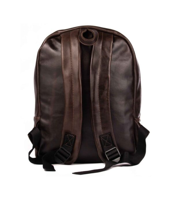 100% HANDMADE, FULL GRAIN COWHIDE ARGENTINE LEATHER - UNISEX BACKPACK - CLASICA / RGC-7155/CB - Image 4