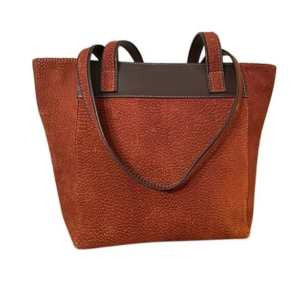 100% AUTHENTIC ARGENTINE CARPINCHO / CAPYBARA TOTE SHOPPING BAG STYLE / BUCKET BAG - 100% HANDMADE - M/3788-C - Image 5
