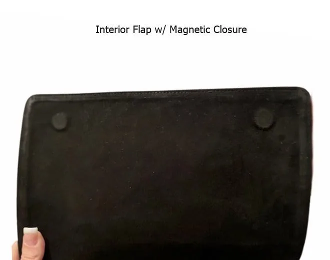 DESIGNER STYLED CLUTCH BAG - 100% AUTHENTIC GOAT HIDE ENVELOPE STYLE CLUTCH BAG - HANDMADE IN ARGENTINA - NATY-Z/GH - Image 2