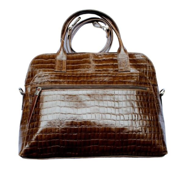 HANDMADE PORTFOLIO STYLED SHOULDER BAG / HANDBAG - PERFECT PROFESSIONAL OR TRAVELING COMPANION BAG! OZ-379/3855-B