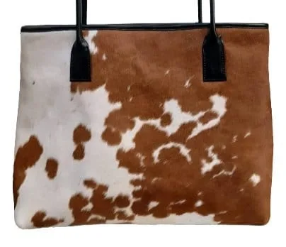 HANDMADE IN ARGENTINA! 100% AUTHENTIC HAIR-ON COWHIDE LEATHER TOTE BAG - OZ-368/2838-HH - Image 2
