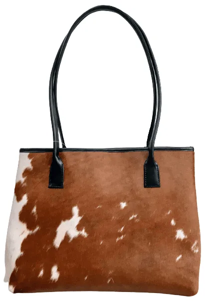HANDMADE IN ARGENTINA! 100% AUTHENTIC HAIR-ON COWHIDE LEATHER TOTE BAG - OZ-368/2838-HH - Image 5
