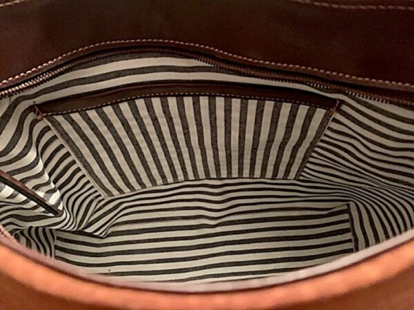 HANDMADE IN ARGENTINA! 100% AUTHENTIC HAIR-ON COWHIDE LEATHER TOTE BAG - OZ-368/2838-HH - Image 7