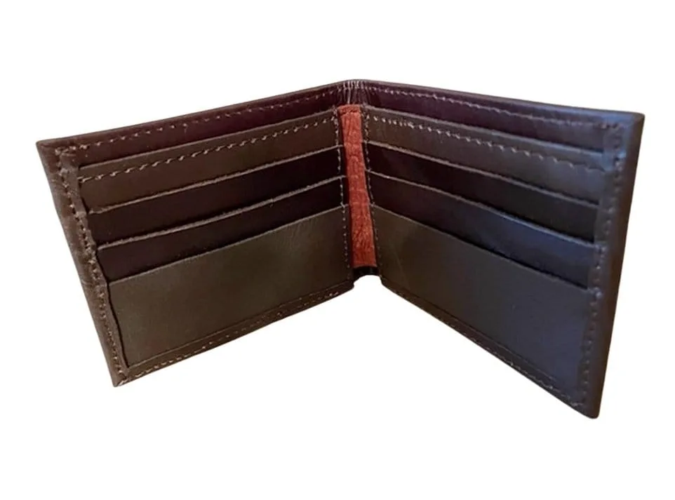 AUTHENTIC ARGENTINE HAIR-ON COWHIDE LEATHER MEN'S CREDIT CARD WALLET - ARG-BIL105/619-HH - Image 2