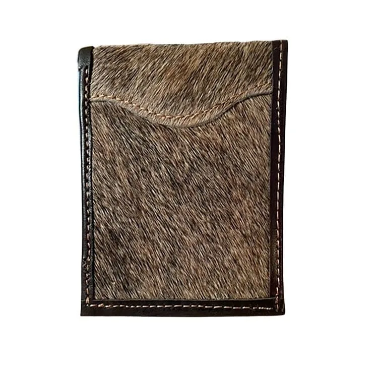 AUTHENTIC ARGENTINE HAIR-ON COWHIDE LEATHER MEN'S CREDIT CARD WALLET - ARG-BIL105/619-HH
