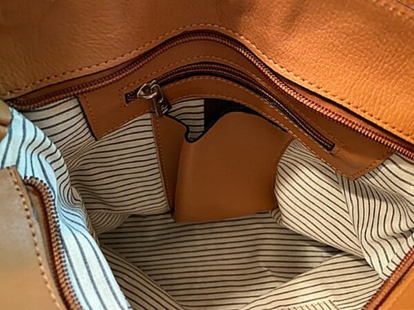 100% HANDMADE GENUINE ARGENTINIAN COWHIDE LEATHER BACKPACK - LITE-WEIGHT, COMPACT DESIGN YET ROOMY! MANY COLORS TO CHOICE!  OZ-326/2636-R - Image 10