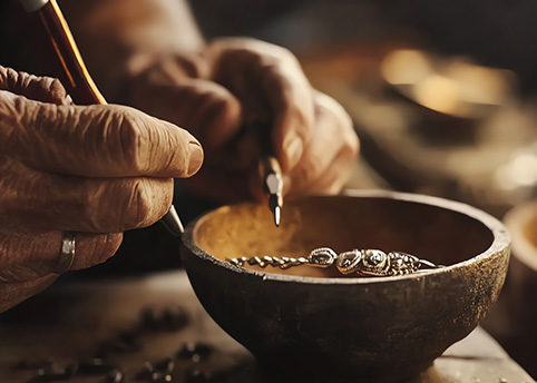making jewelry