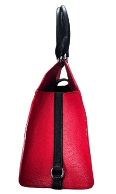 Stunning Style, Designer Look, Handmade - Handmade in Argentina from the World's Best Leather! Genuine Red Leather Tote Bag - P-JACKSON/6827 - Image 4