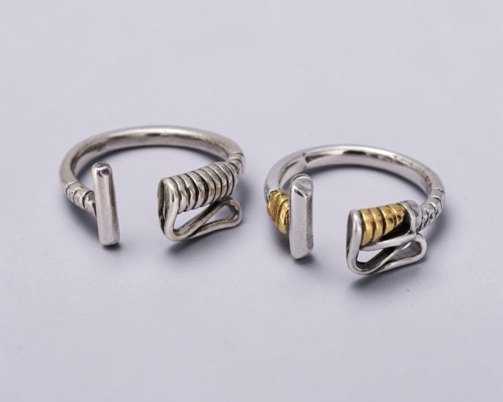 Sterling Silver Polo Mallet Ring Collection