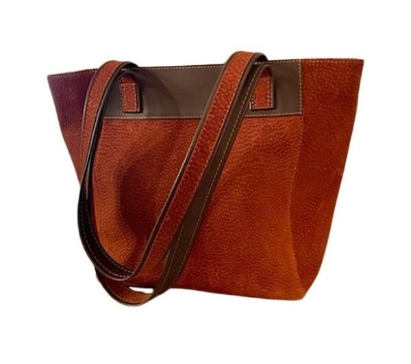 100% AUTHENTIC ARGENTINE CARPINCHO / CAPYBARA TOTE SHOPPING BAG STYLE / BUCKET BAG - 100% HANDMADE - M/3788-C - Image 6