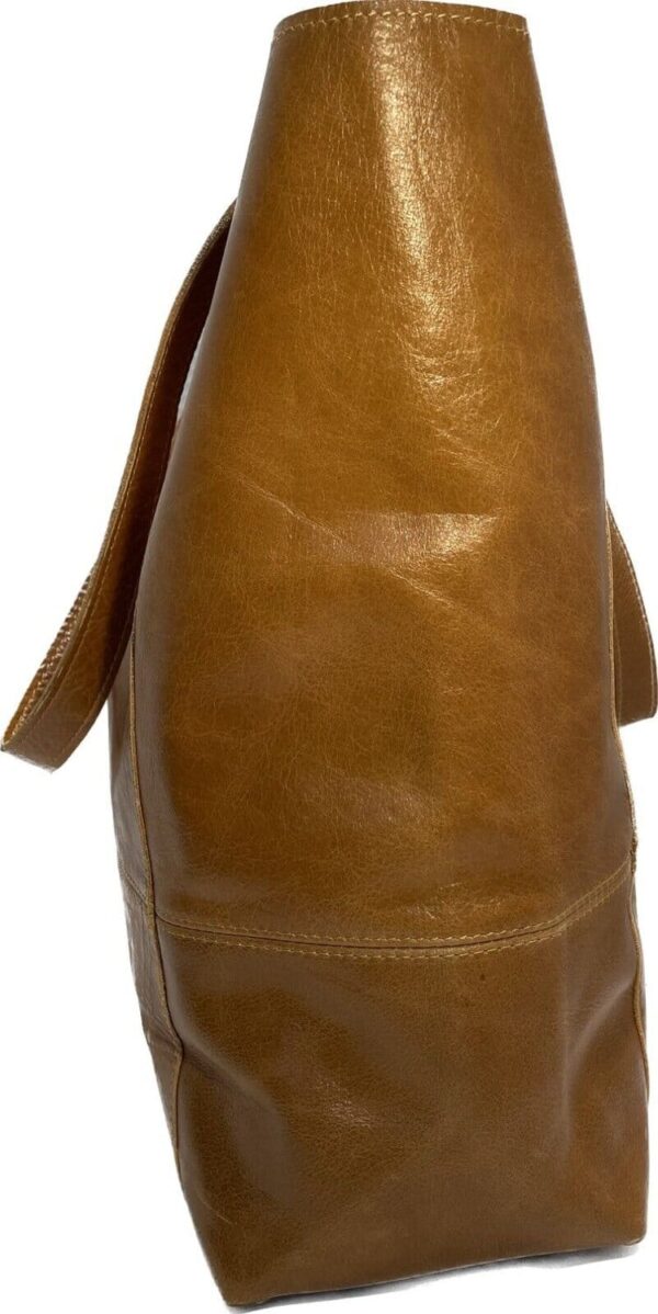 GENUINE COWHIDE LEATHER TOTE BAG, HANDMADE IN ARGENTINA - ROOMY, LIGHTWEIGHT, PERFECT SIZE BAG - CE/60 - Image 6