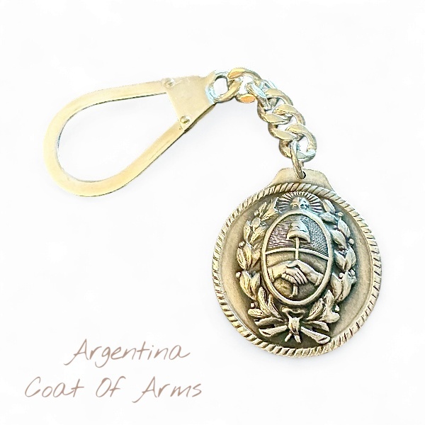Argentina Coat of Arms Keyring